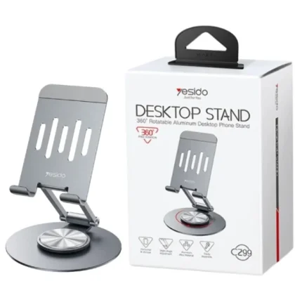 Yesido 360 Rotatable Aluminium Desktop Phone Stand C299