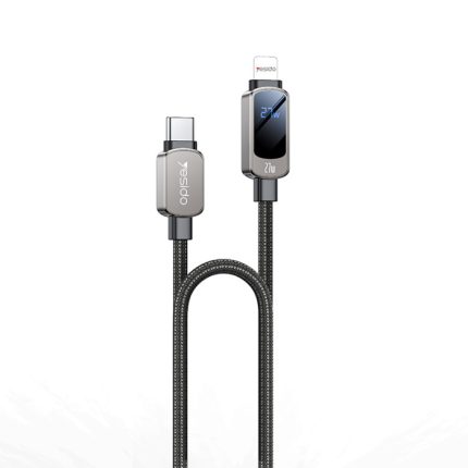 Yesido CA180 27W Fast Charge Type C TO Lightning Digital Display Cable